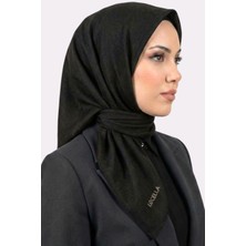 Hadiora Locella Kadın Acı Kahve Gül Desenli Organik Pamuk Soft Eşarp