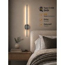 Özer Light Leila 75CM / USB Sarjlı Resim / Tablo / Ayna / Duvar / Ledli Aplik 3200K Günışığı