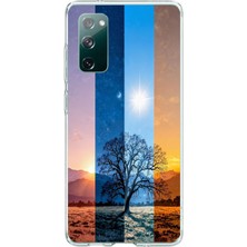 Le Balvo Samsung Galaxy S20 Fe Uyumlu Gündoğumu Mevsimi Baskılı Silikon Kılıf