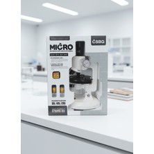 Vanckey Çocuk Mikroskobu – Eğitim Stem Deney Seti | 100X 400X 1200X Büyütmeli Okul & Ev Kullanımı
