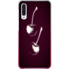 Le Balvo Samsung Galaxy A50 Uyumlu Iki Kiraz Baskılı Silikon Kılıf