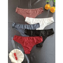 Zena Underwear Elina Arkası Dantel Detaylı Tanga Kadın Iç Çamaşırı Külot