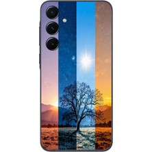 Le Balvo Samsung Galaxy A55 Uyumlu Gündoğumu Mevsimi Baskılı Silikon Kılıf