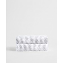 Anne Sesi Premium Waffle 2'li El & Yüz Havlu Seti %100 Pamuk,ultra Yumuşak,emici,hızlı Kuruyan,bohem,minimalist
