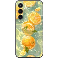 Le Balvo Samsung Galaxy S23 Uyumlu Limonlar Pastel Baskılı Silikon Kılıf