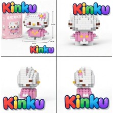 Kinku Kutulu Block-Puzzle-Yapboz-3d Zeka Geliştiren-Mini Sevimli Figürler Minyatür