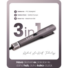 Relux Easystraight 3’ü 1 Arada Havalı Saç Düzleştirici, Islak Kuru, Bldc Motor, RHS8900B