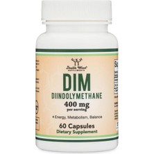 Double Wood Dım (Diindolylmethane) For Women & Men Energy-Metabolism-Balance* - 400MG - 60 Kapsül (Abd Menşei)