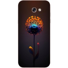 Le Balvo Samsung Galaxy A7 (2017) Uyumlu Büyülü Çiçek Baskılı Silikon Kılıf