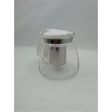 Royaleks Group Çelik Süzgeçli Cam Demlik 900 Ml. ROYALEKS-8882