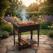 Dorello Uyumlu Paslanmaz Çelik Mangal – Alt Bölmeli, Dayanıklı Bbq Izgara