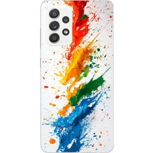 Le Balvo Samsung Galaxy A52 Uyumlu Renk Skalası Baskılı Silikon Kılıf