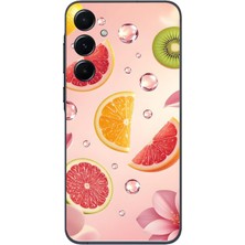 Le Balvo Samsung Galaxy A55 Uyumlu Meyve Dilimleri Baskılı Silikon Kılıf