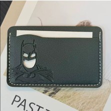 Koto Batman Tasarımlı El Yapımı Hakiki Deri Cüzdan & Kartlık