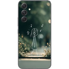 Le Balvo Samsung Galaxy A54 Uyumlu Neon Kız Çocugu Baskılı Silikon Kılıf