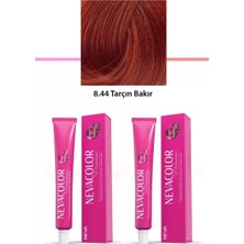 2 Li Set Premium 8.44 Tarçın Bakır - Kalıcı Krem Saç Boyası 2 x 50 G Tüp