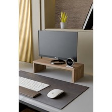 Alpa Ev Mobilya Ergonomik Masaüstü Monitör Yükseltici ve Klavye Saklama Standı - Masa Üstü Düzenleyici Raf 45X20X11 cm