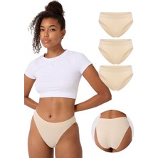 Forever More 3'lü Kadın Dikişsiz Basic Slip Külot