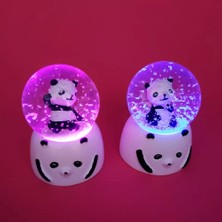 Uravas Store Mini Işıklı Panda Kar Küresi 1 Adet