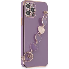 Uravas Store Iphone 12 Pro Kılıf Esila Silikon - Mor