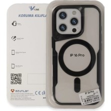 Uravas Store Iphone 16 Pro Max Kılıf Boyi Magsafe Silikon Kapak - Derin Mor