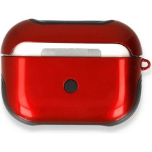 Uravas Store Airpods Pro (1.nesil) 3ın1 Kılıf - Kırmızı