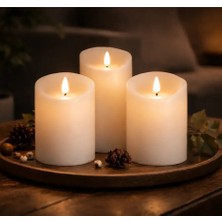 Cata Aybekon CT-8433 Prag Mum Efektli 3 Lü Masa Lambası