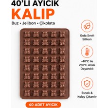 Van Vleck 40’lı Ayıcık Silikon Kalıp – Buz, Jelibon, Çikolata ve Şekerleme Yapım Kalıbı