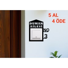 Kişiye Özel Dekoratif Çatılı Kapı Zili Anahtar Çerçevesi