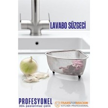 Uravas Store Hsnet Lavabo Süzgeci -Lavabo Çöplüğü - Lavabo Içi Çöp Süzgeci 304 Paslanmaz Çelik