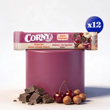 Corny 12 Adet Vişne Fındık Kakao Tahıl Bar Vegan Formül ile Doğal ve Katkısız Lezzet