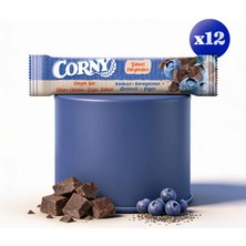 Corny Yabanmersini Chia Kakaolu Glutensiz Vegan Meyve Bar 35g x 12 Adet