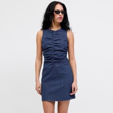Jack & Jones Kadin Kolsuz Kot Elbise - Pam
