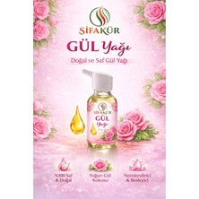 Şifakür Bitkisel Sağlık Ürünleri Şifakür %100 Saf Doğal Gül Yağı Damlalıklı Cilt Saç Masaj Bakımı 20ML