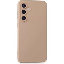 Uravas Store Newface Samsung Galaxy S24 Kılıf Nano Içi Kadife Silikon - Pudra