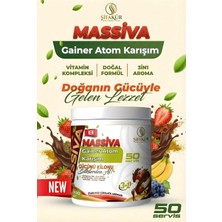 Şifakür Bitkisel Sağlık Ürünleri Şifakür Massiva Bitkisel Gainer Ginsengli Kilo & Iştah Desteği Çilek Muz Çikolata 300GR