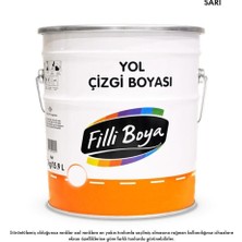 Pamukkale Filli Boya Solvent Bazlı Yol Çizgi Boyası 20 Kg Sarı