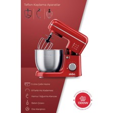 Özbience Güçlü 1300W, 5l Çok Fonksiyonlu Stand Mikser ile Mutfakta Kolaylık