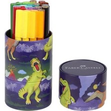 Faber Castell Dino Silindir Kutuda Keçeli Kalem 20 Li