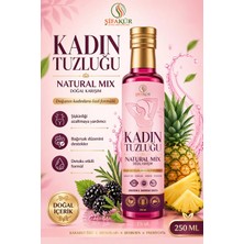 Şifakür Bitkisel Sağlık Ürünleri Şifakür Kadın Tuzluğu Natural Mix 250 ml Sıvı Bitkisel Karışım | Karadut Özlü Bromelain Prebiyotik