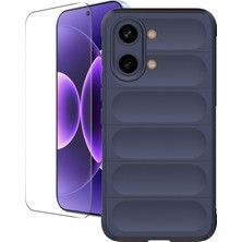 Teleplus Xiaomi X8 Pro Max Kılıf Etnik Kamera Korumalı Kılıf + Nano Ekran Koruyucu