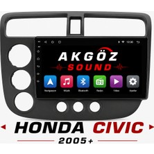 GÖZA-X Honda Cıvıc 2005+ Multimedya Çerçevesi 9 Inç Soketleri Içinde