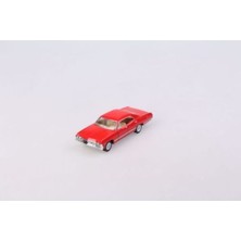 Kinsmart 1967 Chevrolet Impala 1/32 Ölçekli Diecast Model Araba Kırmızı Detaylı Tasarım