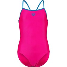 Arena Swimsuit Light Drop Solid Çocuk Pembe Yüzücü Mayosu 005919400