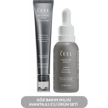 The Ceel Göz Bakım Seti - Morluk ve Torbalanma Karşıtı Göz Kremi ve Serum 2'li Set