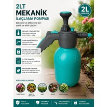 Jetta 2 Lt Mekanik Çok Amaçlı Kimyasala Dayanıklı Püskürtme Pompası