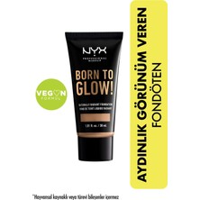 NYX Professional Makeup Born To Glow! Aydınlık Görünüm Veren Fondöten 12 Classic Tan 30 ml