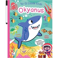 İndigo Çocuk Yaz-Sil Etkinlik Kitabı - Okyanus (Kalemli)