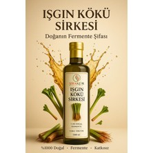 Şifakür Bitkisel Sağlık Ürünleri Şifakür Işgın Kökü Sirkesi 500ML Doğal Fermente Katkısız Mutfak ve Içim