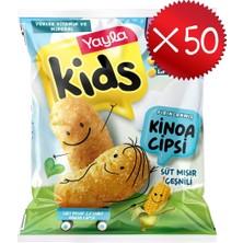 Yayla Kids Süt Mısır Çeşnili Kinoa Cipsi 30 G X50
